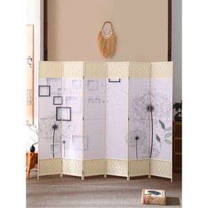 칸막이 병풍 아파트 입구 무지개 창호문 가리개 모던 스크랩 코트 월넛색 식당