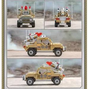 전쟁 전투 미션2 로켓포 차량 블럭 조립 레고 호환/유아/블록/미니/피규어/자동차/어린이/장난감/아동/놀이