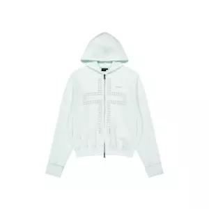 아캄 크로스 라인스톤 집업 후디 아이스 블루 1934121