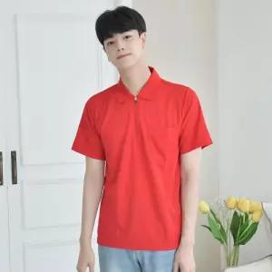 지앤제이 (긴팔가능) 쿨론원단 베이직 지퍼카라티셔츠