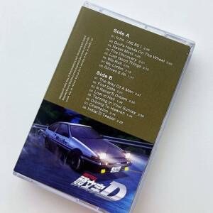 이니셜 D 카세트 테이프 | 영화 사운드트랙 자동차 경주 테마 음악 클래식 팝곡 모음집 레트로 OST