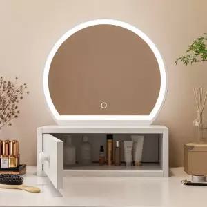 미니화장대 LED조명 자취방콘솔 1인용원룸 테이블 서랍형탁상 화장대정리함