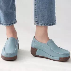 단골언니 어글리 통굽 키높이 슬립온(4color) 스머프