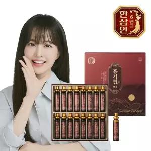 농협홍삼 한삼인 홍기천 6년근 진세노이드 앰플 20g 16병 1개 +쇼핑백