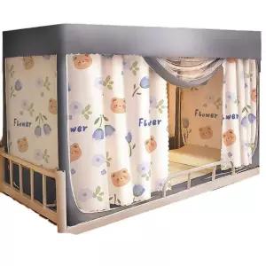 기숙사 암막 침실 방한 이층침대 난방텐트 보온