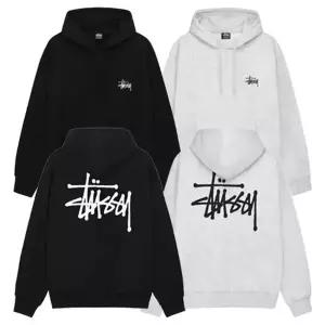 [스투시]  베이직 기모 후드