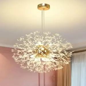 샹드리에 무드등 눈꽃등 침실 인테리어 달 대형조명 따뜻한 조명 달조명 거실