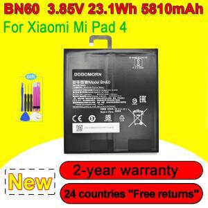 Xiaomi Mi Pad 4 시리즈용 BN60 배터리 3.85V 23.1Wh 5810mAh 리튬 폴리머 교체 태블릿 고품질 + 도구
