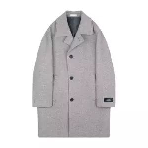 리버클래시 F/W 그레이 오버핏 트위드 맥코트 LJW21282 332074