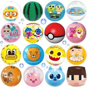 핑크퐁 뽀로로 포켓몬스터 산리오 캐릭터 비치볼 탱탱볼 물놀이 공 유아 어린이 비치볼