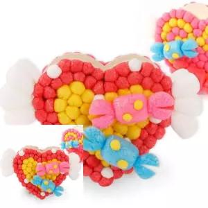 MF100 플레이콘 미니아트저금통5인용 하트 옥수수플레이콘 미니플레이콘만들기상자 플레이콘활동지