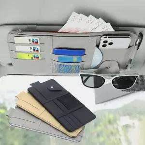 올인원 썬바이저 포켓 자동차 필수 아이템 차량용 볼펜 꽂이 차량 용품 오거나이저 선바이저 카드 수납 차