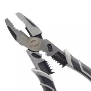 (원모어) 압착 전기선 펜치 뺀찌 223mm다기능 벤찌 플라이어 9인치 작업용뺀 와이어뺀 공사 도구 전선 공사