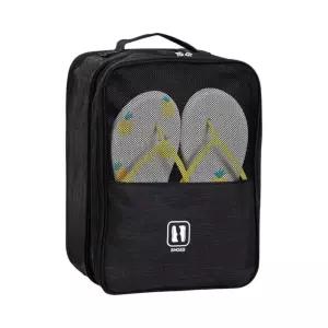 양면 캐주얼 신발 가방 (26x38cm 블랙) JT31트래블파우치 여행용치 구두 운동화주머니 슈즈백 운동화 휴대