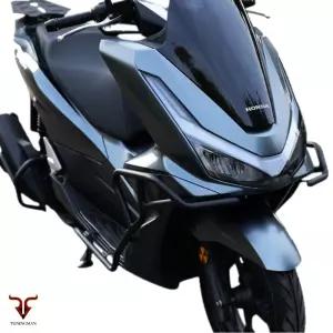 PCX DX 범퍼가드 사이드 일체형 발판 탄소강 고강도 보호 스틸