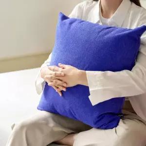 모던하우스 마이호텔 쿠션커버 겸 방석커버 블루 50x50