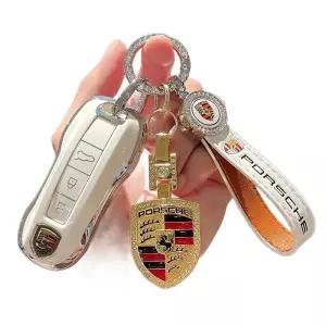 포르쉐 키케이스 키링 타이칸 카이엔 911 718 파나메라 마칸 키홀더