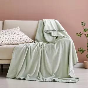 모던하우스 그린스티치 극세사 블랑켓 180x220