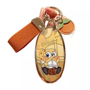 현대 조약돌키케이스 스펀지밥 열쇠고리 투싼 귀여운스마트키커버 펠리세