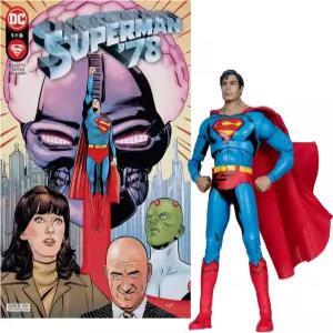 맥팔레인 토이즈 - DC 다이렉트 페이지 펀처스 슈퍼맨(슈퍼맨 78) 7인치 피규어 위드 코믹