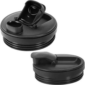 닌자 블렌더용 2Pc 교체 부품 뚜껑 (내경 3.35 ) Sip Seal Spout 18oz 24oz 32oz 컵용 BL450 BL480 BL490