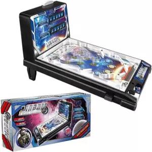 작은 방과 아파트를 위한 데스크톱 마블 아케이드 전자 핀볼 게임기 조명 사운드 레트로 미니 테이블탑