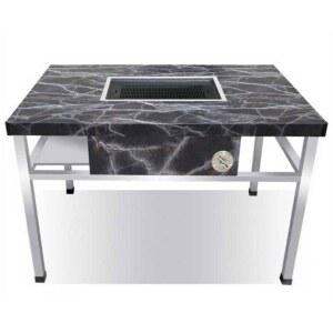 고기불판테이블 캠핑용 바베큐 탄소강 삼겹살 드럼통 화로대 야시장 대형 고깃집 큐그릴