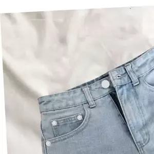 여성 디스트로이드 연청 데님 여자청반바지 여자데님바지 팬츠 여름 찢청 핫팬츠