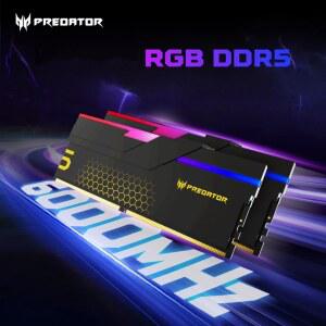 에이서 프레데터 RGB DDR5 RAM 메모리 CL28 컴퓨터 게이밍 48GB 2x24GB 6000MHz XMP EXPO AMD 호환