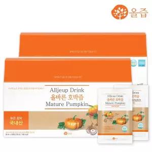 [하프클럽/올즙]올즙 올바른 호박즙 30포 X 2박스