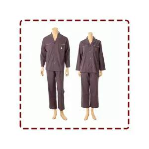 [하프클럽/솔브]솔브(정상) 빅사이즈 면 100% 체크패턴 여성 남성 커플잠옷 파자마 택1 SPA2531M_W_S