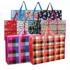 [문구] 비닐쇼핑백 점보 1P 타포린백 69x52cm