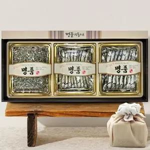 [춘백이네어부장터] 명품 멸치 3종 세트 510g (볶음용 세멸,볶음/국물용 중멸,국물용 대멸)