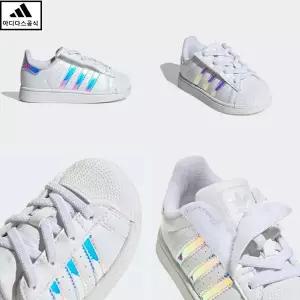 [아디다스키즈 판교] JQ1791 슈퍼스타2 컴포트 찍찍이 애기신발 돌선물 걸음마신발 120-160 HPKK