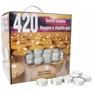 인테리어 4깔끔한20개 티라이트 양초 선물용 소이 재질