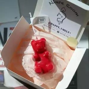 젤리곰 캔들견고한 향초 제 7color  베어 소이