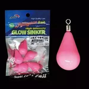 낚시 루어 루어낚시 야광봉돌 고휘도야광추 핑크-WFIF5L9