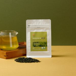 아름다원 유기농 세작녹차 실속형 100g _보성잎녹차 작설차