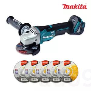 마끼다 DGA408ZX1 18V 충전그라인더 본체 100mm(4인치) 절단석포함