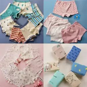 [빌도르] 남아 여아 사각 드로즈 팬티 5매 세트 아동/키즈/유아/어린이/주니어/속옷