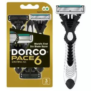 도루코 페이스6 휴대용면도기3입/SX-A100/여행용면도기