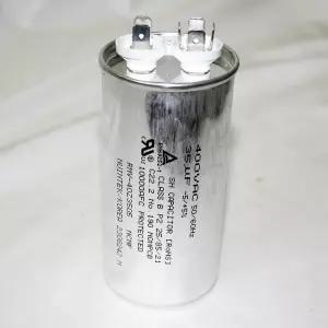 원형모터콘덴서/370V/400V 35uF/모터기동용/에어컨/실외기/보일러/냉동기/런닝콘덴서/대형선