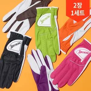 [하프클럽/던롭]2장 1세트/던롭 스릭슨 하이브리드컬러 남성 여성골프장갑