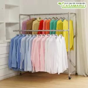 [까사마루]접이식 2단행거