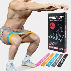 아이언빅 스쿼트 사레레 밴드 힙쓰러스트 스트레칭 힙 밴드 세트