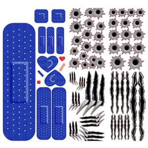 FS 자동차스티커 총알 밴드 흠집 3D 보드 스키 반창고