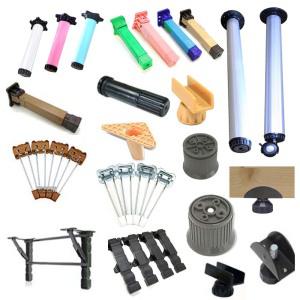 상다리 테이블 책상 가구 식탁 입식 좌식 접이식 철재다리 밥상 가구발통 단스 높낮이조절 키높이 거실장발 툰톤발 침대 높이조절다리