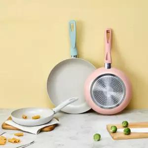 [모던하우스] ON 슈가쿡 세라믹코팅 인덕션겸용 프라이팬 3P 세트 20 24 28CM