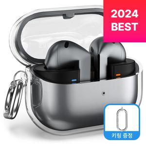 [신지모루] 갤럭시 버즈 전기종 케이스 블루투스 이어폰 버즈 3프로/3/FE/2프로/2/프로/라이브 TPU 투명 클리어