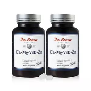 닥터브라이언 칼슘 마그네슘 비타민D 아연, 1,450mg, 90정, 2개